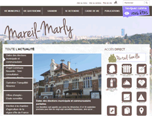 Tablet Screenshot of mareil-marly.fr